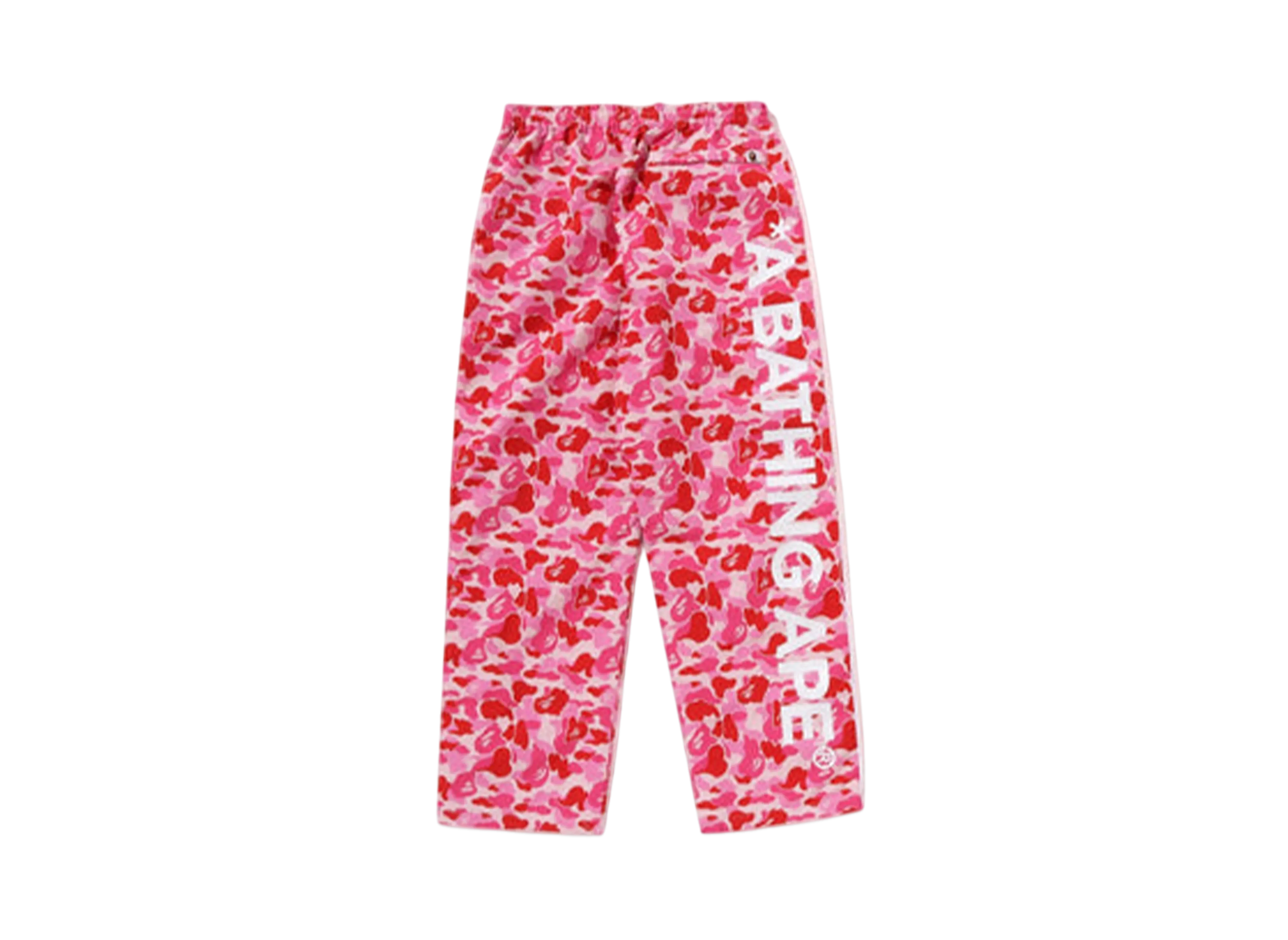 A BATHING APE Abc Camo Track Pants "Pink"