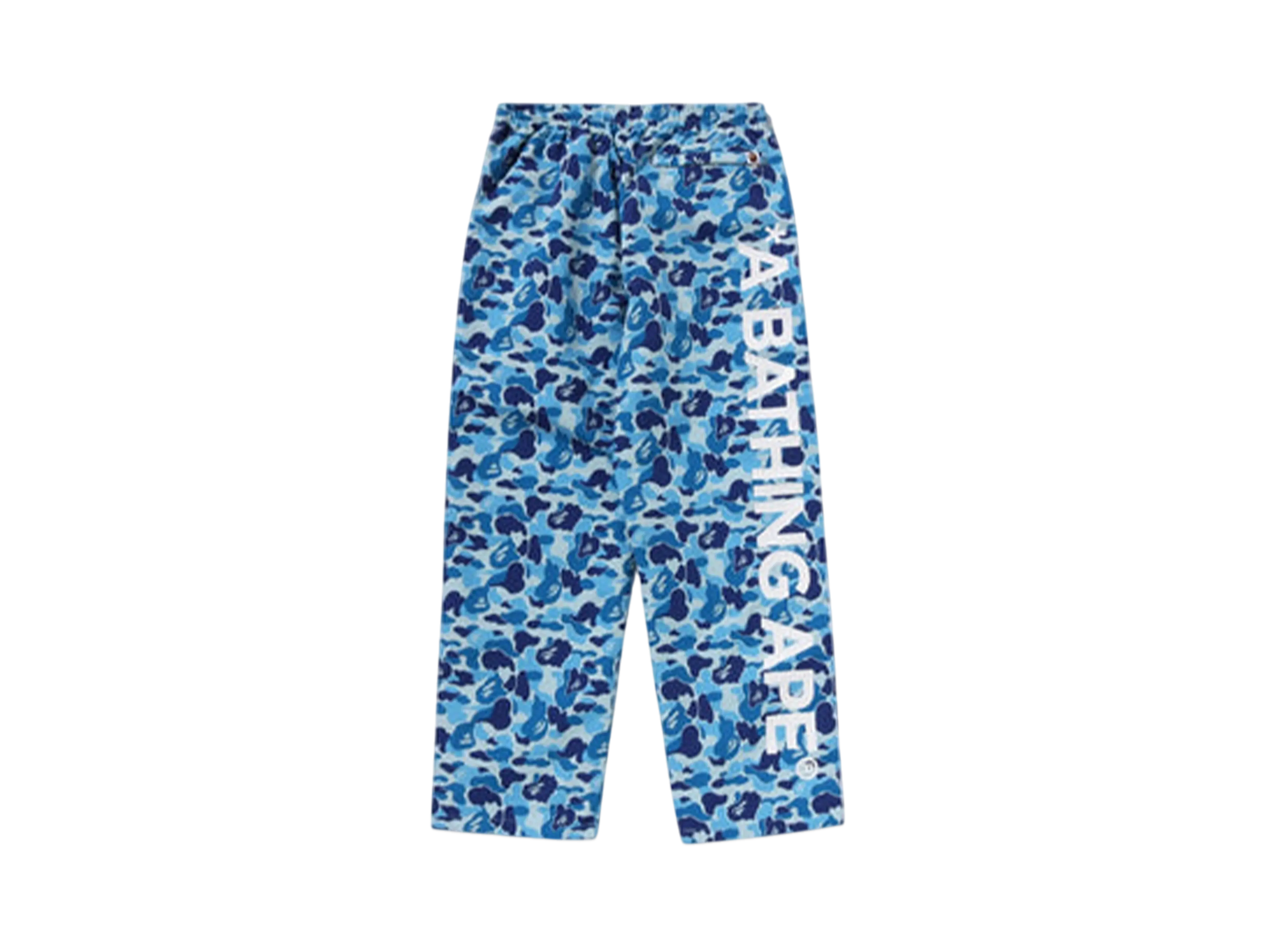 A BATHING APE Abc Camo Track Pants "Blue"