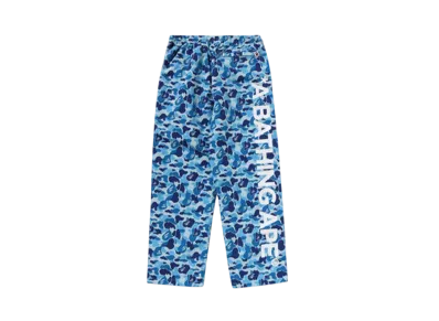A BATHING APE Abc Camo Track Pants "Blue"
