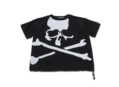 A BATHING APE x mastermind JAPAN Kids Head Relaxed Fit Tee "White"