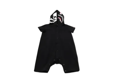 A BATHING APE x mastermind JAPAN Kids Shark Rompers "Black"