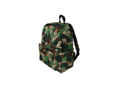 A BATHING APE New Abc Milo All Friends Mini Backpack "Green"