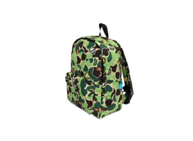 A BATHING APE New Abc Milo All Friends Medium Backpack "Green"