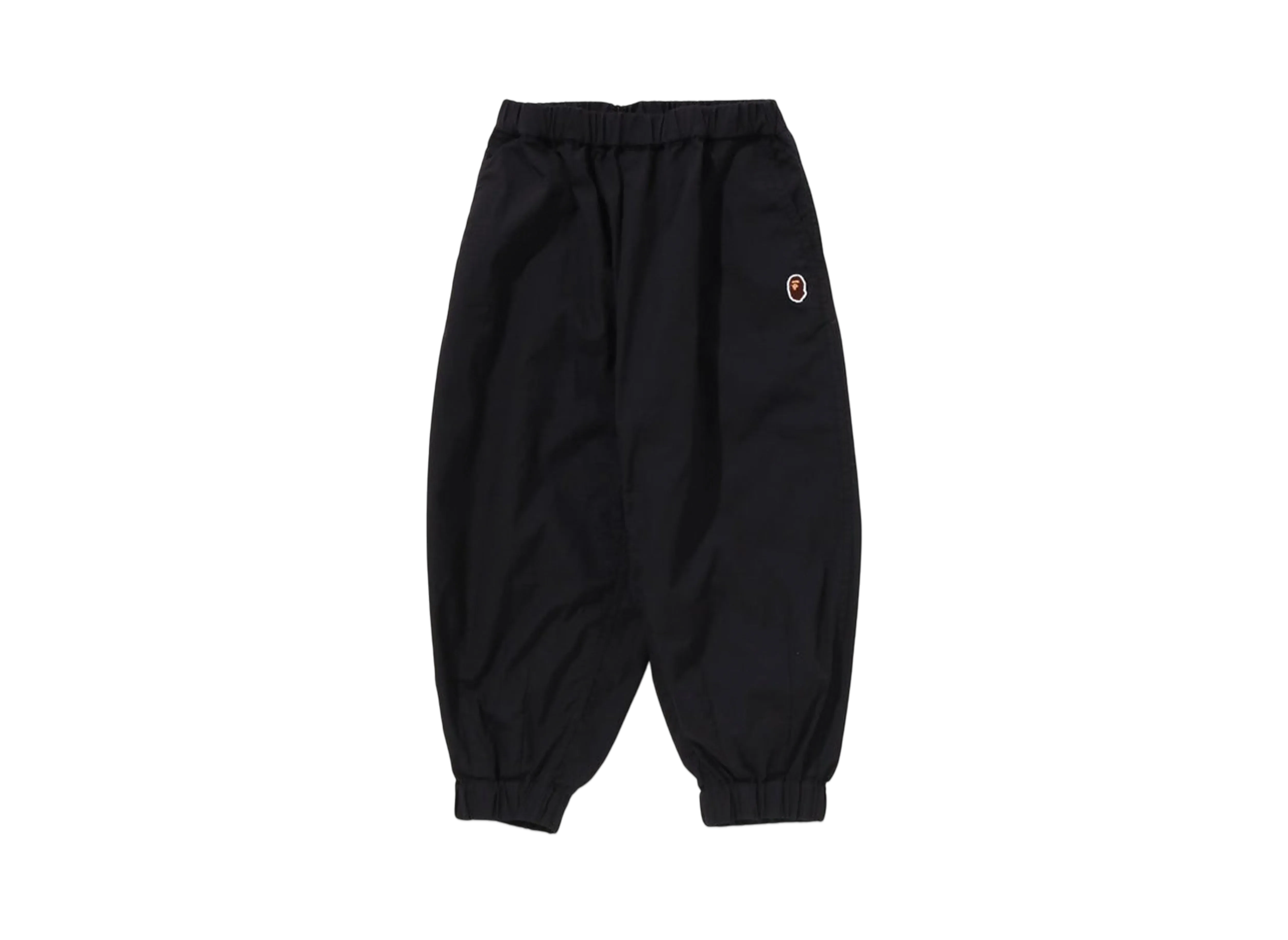 A BATHING APE Ape Head One Point Balloon Pants "Black"