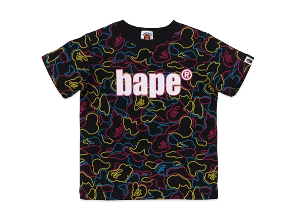 A BATHING APE Neon Camo Bape Tee "Multi"