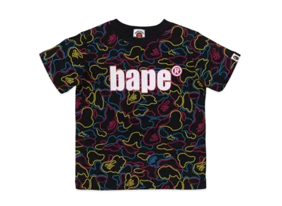 A BATHING APE Neon Camo Bape Tee "Multi"