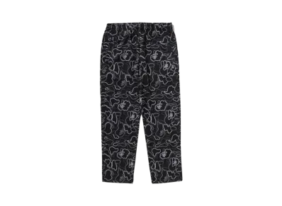 A BATHING APE Neon Camo Relaxed Fit Track Pants "Black"