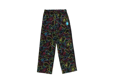 A BATHING APE Neon Camo Jacquard Track Pants "Multi"