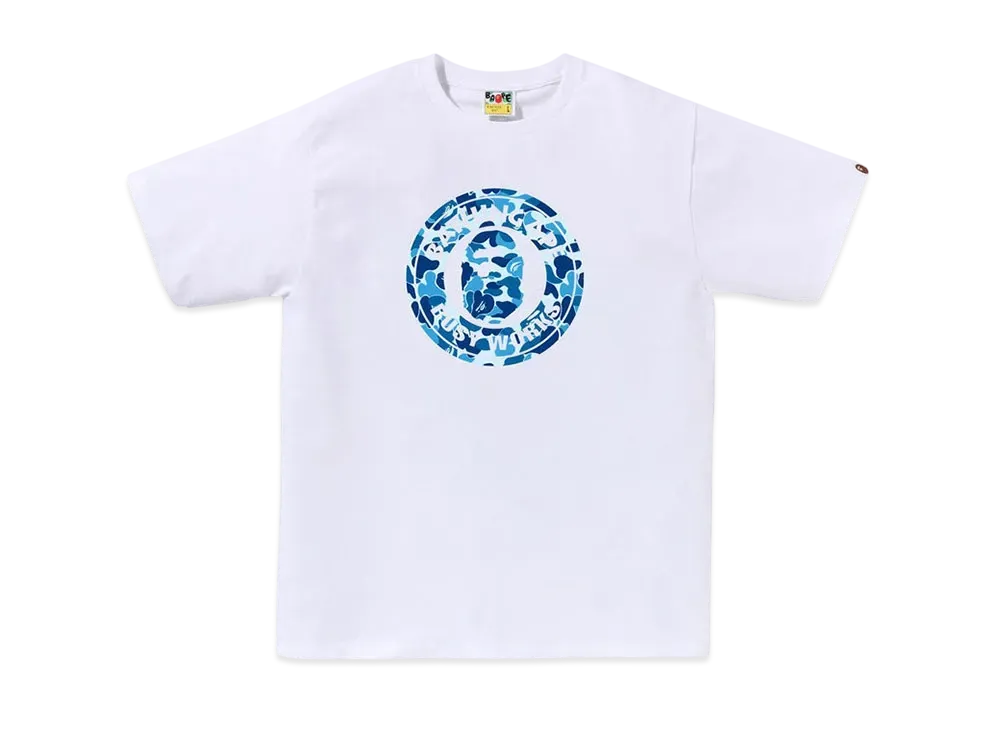 A BATHING APE Abc Camo Busy Works Tee "White/Black"