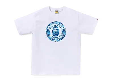 A BATHING APE Abc Camo Busy Works Tee "White/Black"