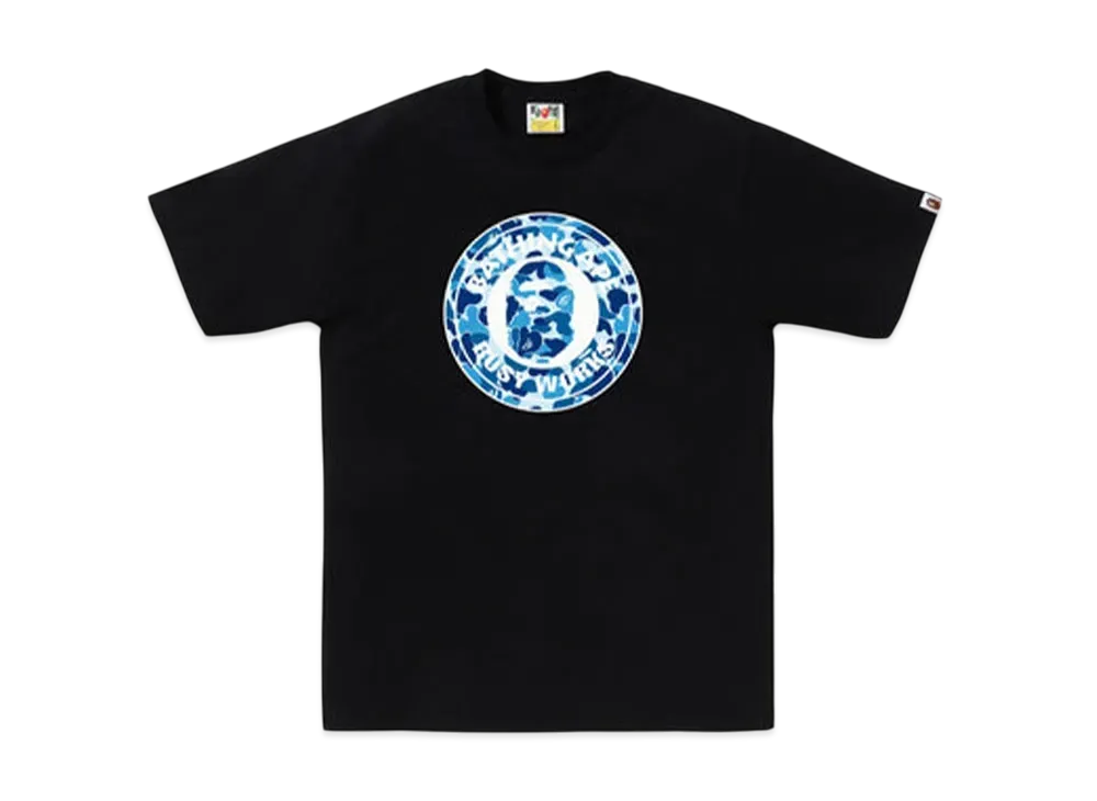 A BATHING APE Abc Camo Busy Works Tee "Black/Black"