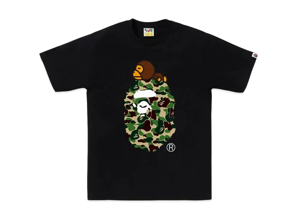 アベイシングエイプ Abc カモ ミロ オン ビッグエイプ Tシャツ "ブラック/グリーン"