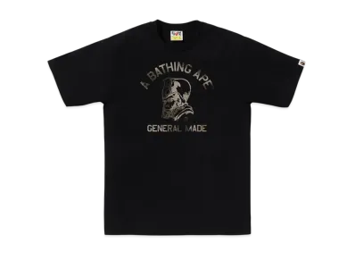 A BATHING APE High Tone Bleach General Made Tee "Black"