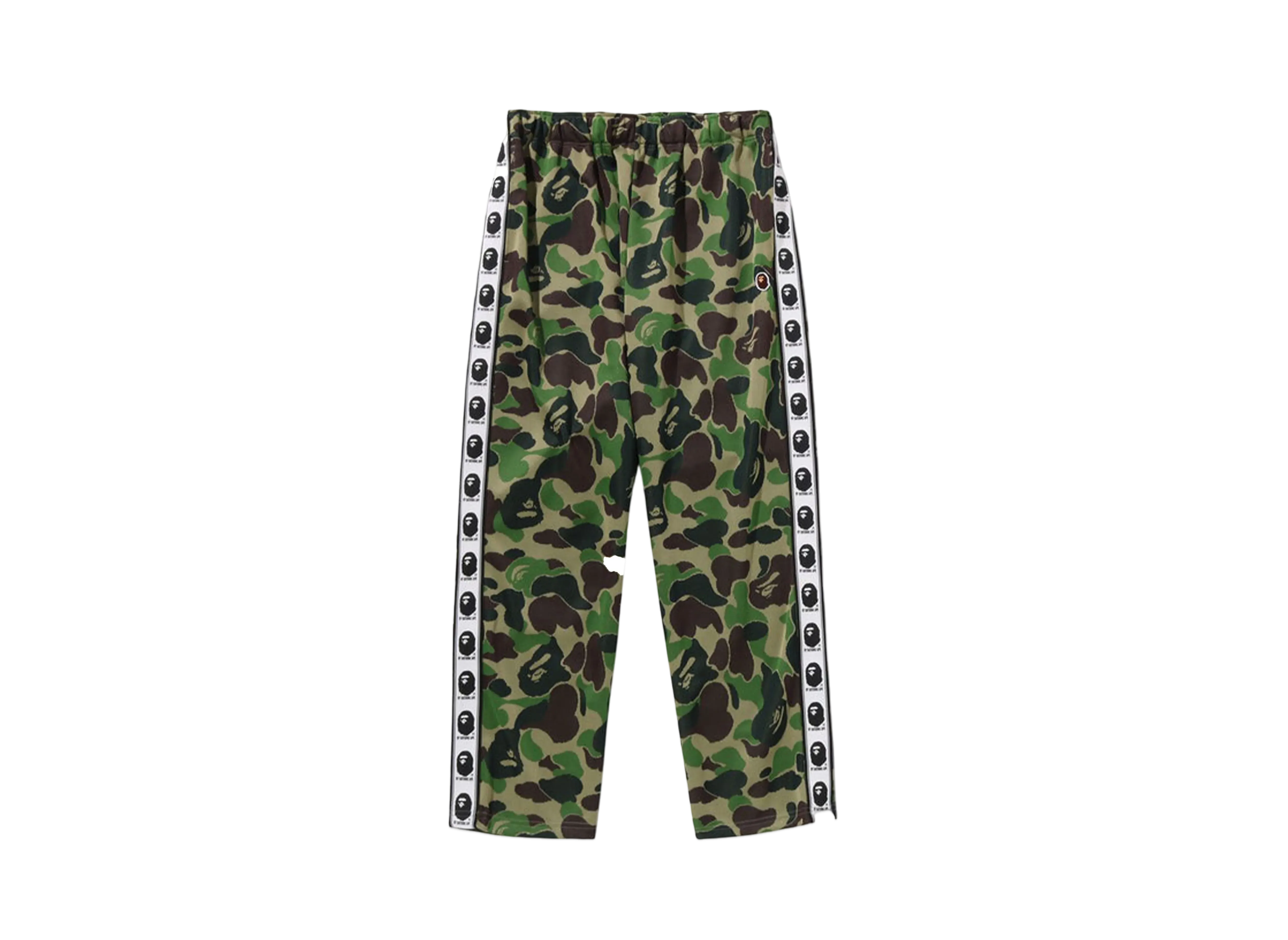 A BATHING APE Abc Camo Relaxed Fit Track Pants "Green"