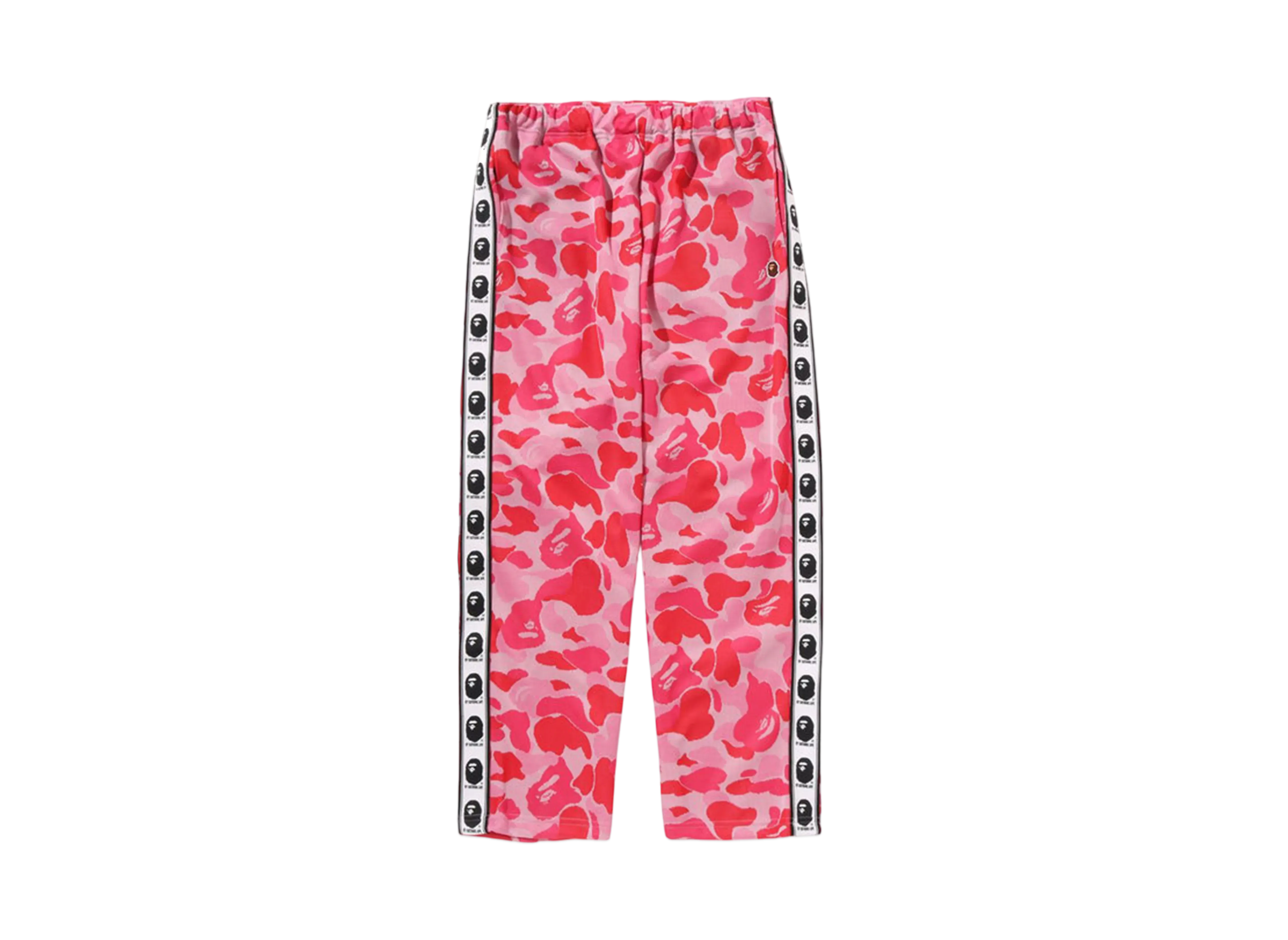 A BATHING APE Abc Camo Relaxed Fit Track Pants "Pink"