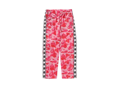 A BATHING APE Abc Camo Relaxed Fit Track Pants "Pink"