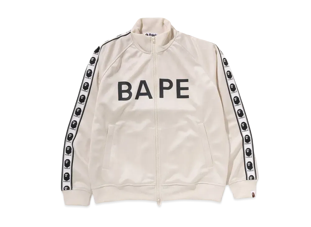 A BATHING APE Bape Track Jacket "Ivory"
