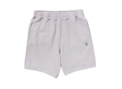 A BATHING APE Garment Dye One Point Relaxed Fit Sweat Shorts "Gray"