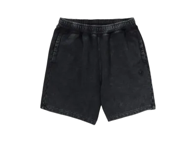 A BATHING APE Garment Dye One Point Relaxed Fit Sweat Shorts "Black"