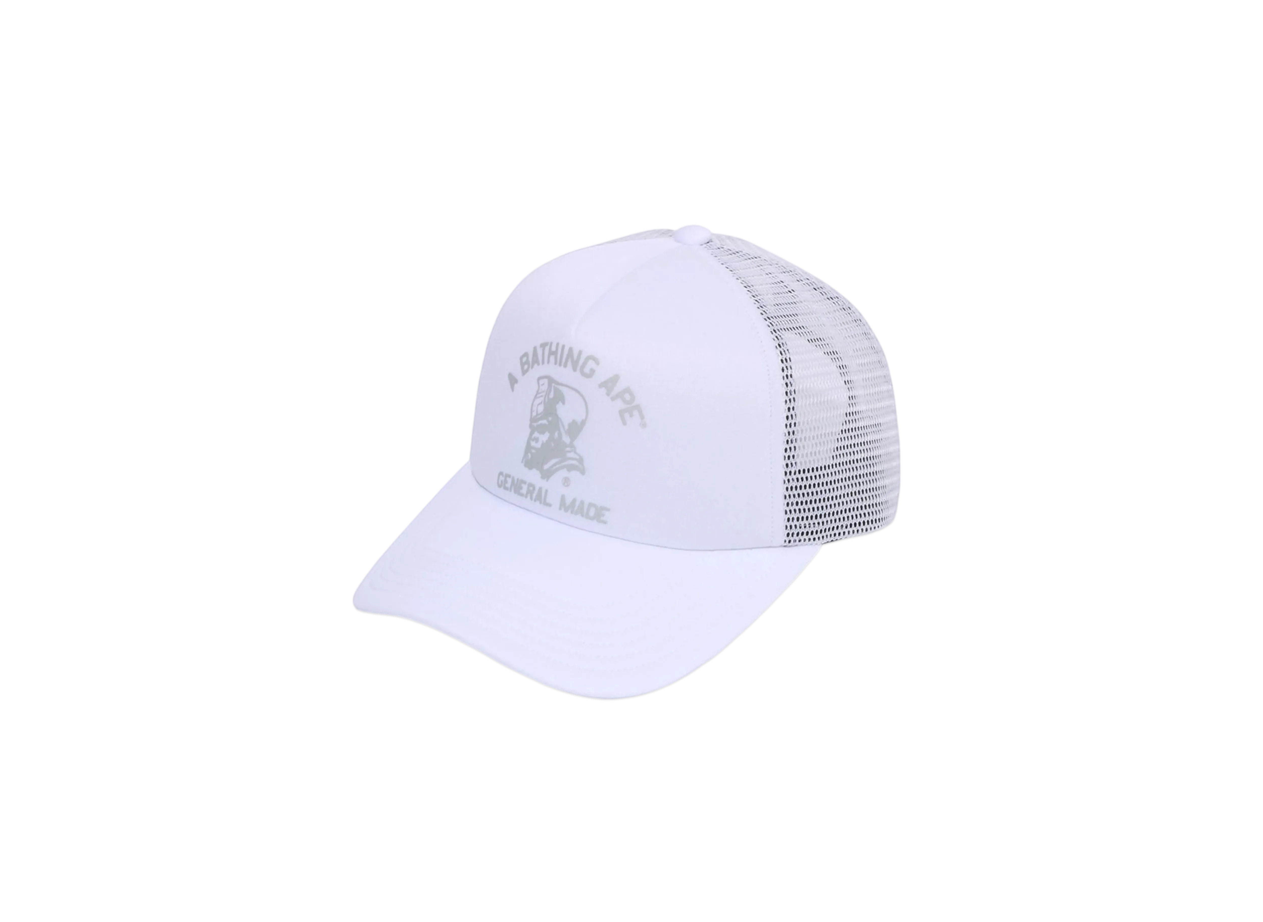 A BATHING APE General Mesh Cap "White"
