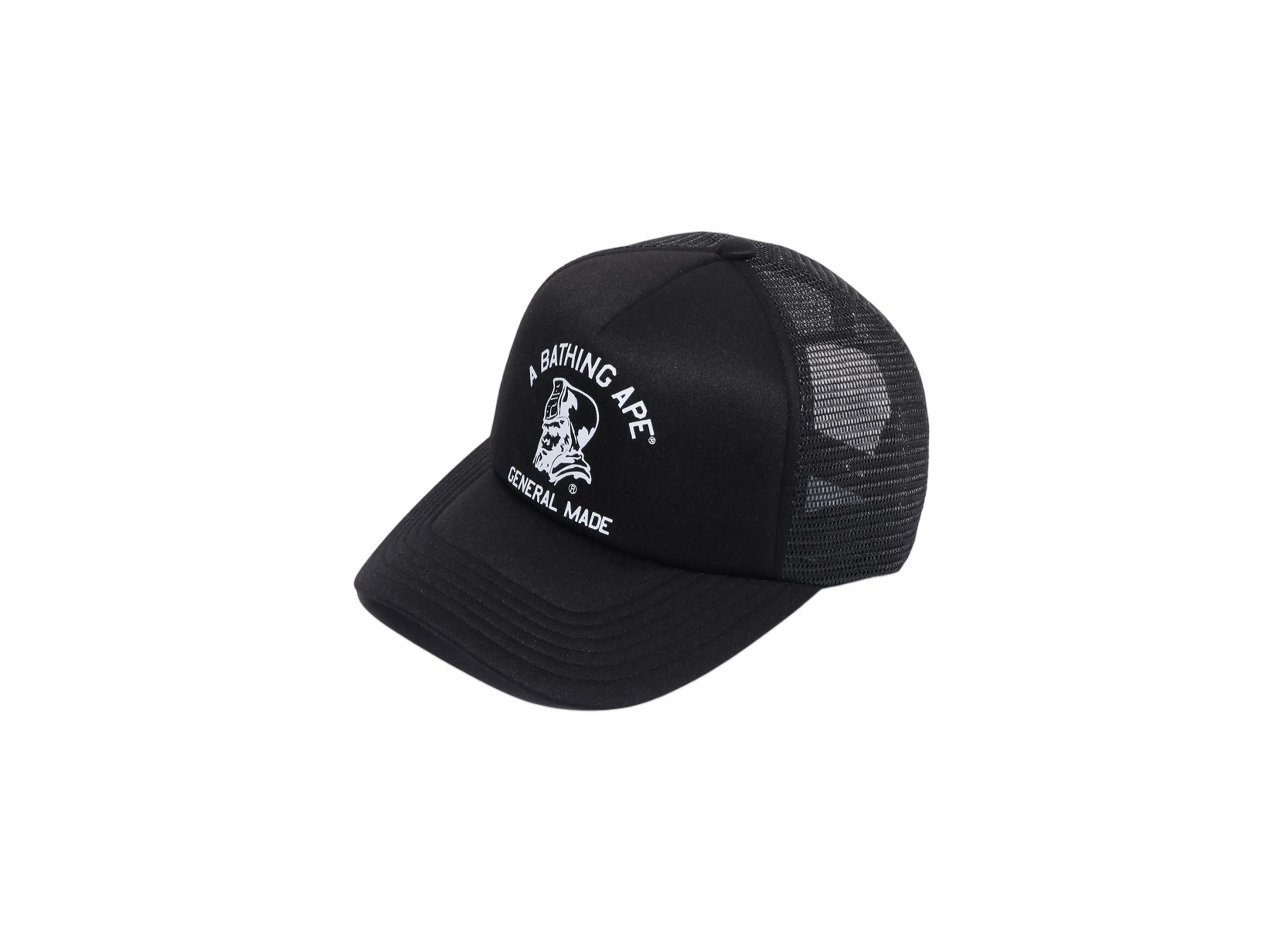 A BATHING APE General Mesh Cap "Black"