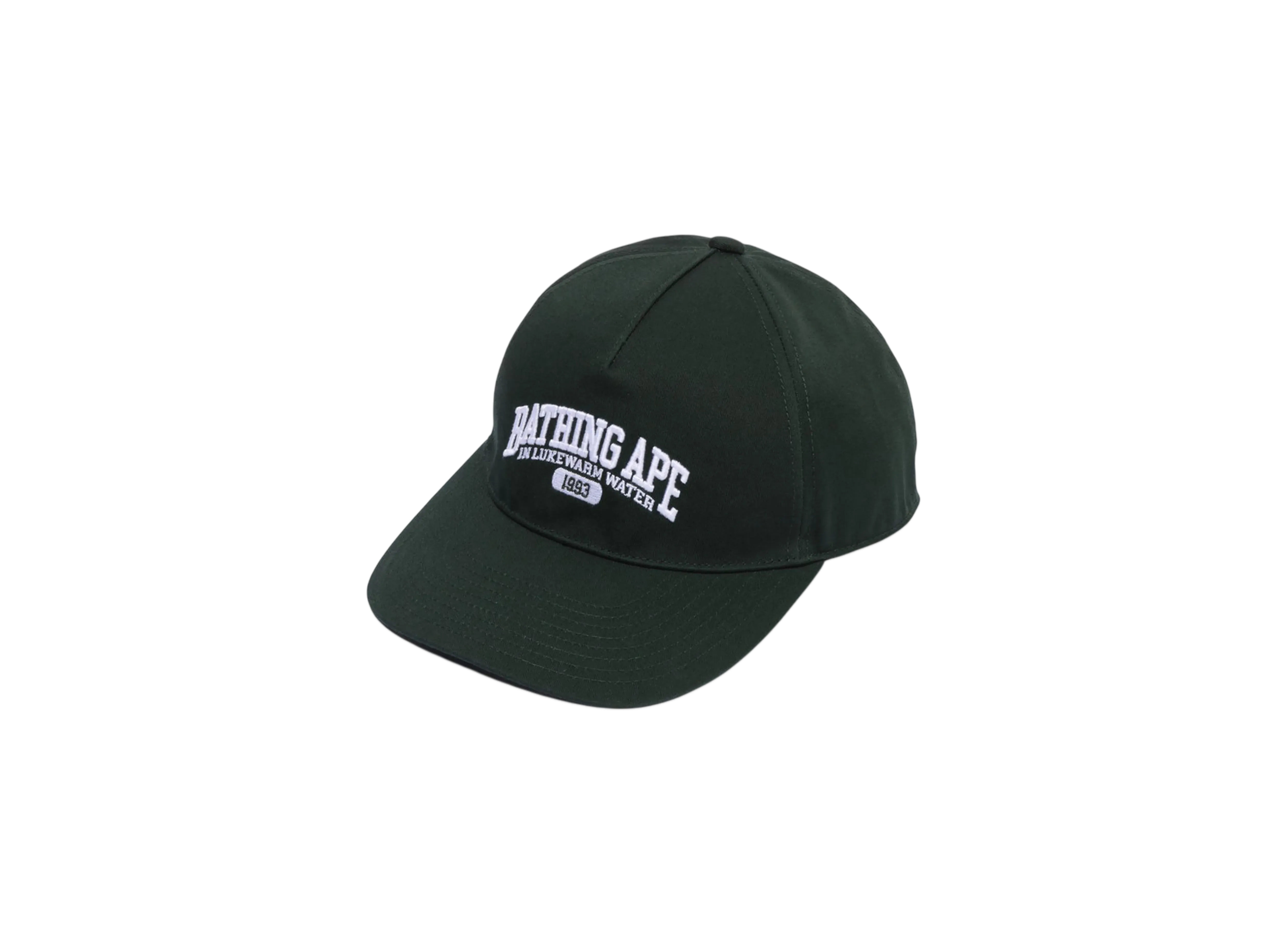 A BATHING APE Logo Trucker Cap "Olivedrab"