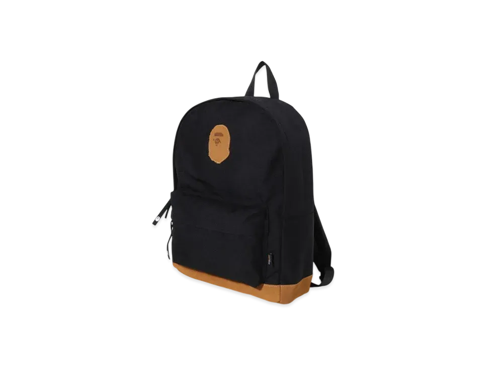 A BATHING APE Ape Head Patch Cordura Daypack "Black"