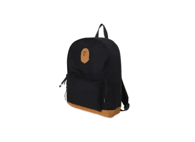 A BATHING APE Ape Head Patch Cordura Daypack "Black"