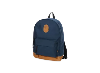 A BATHING APE Ape Head Patch Cordura Daypack "Navy"