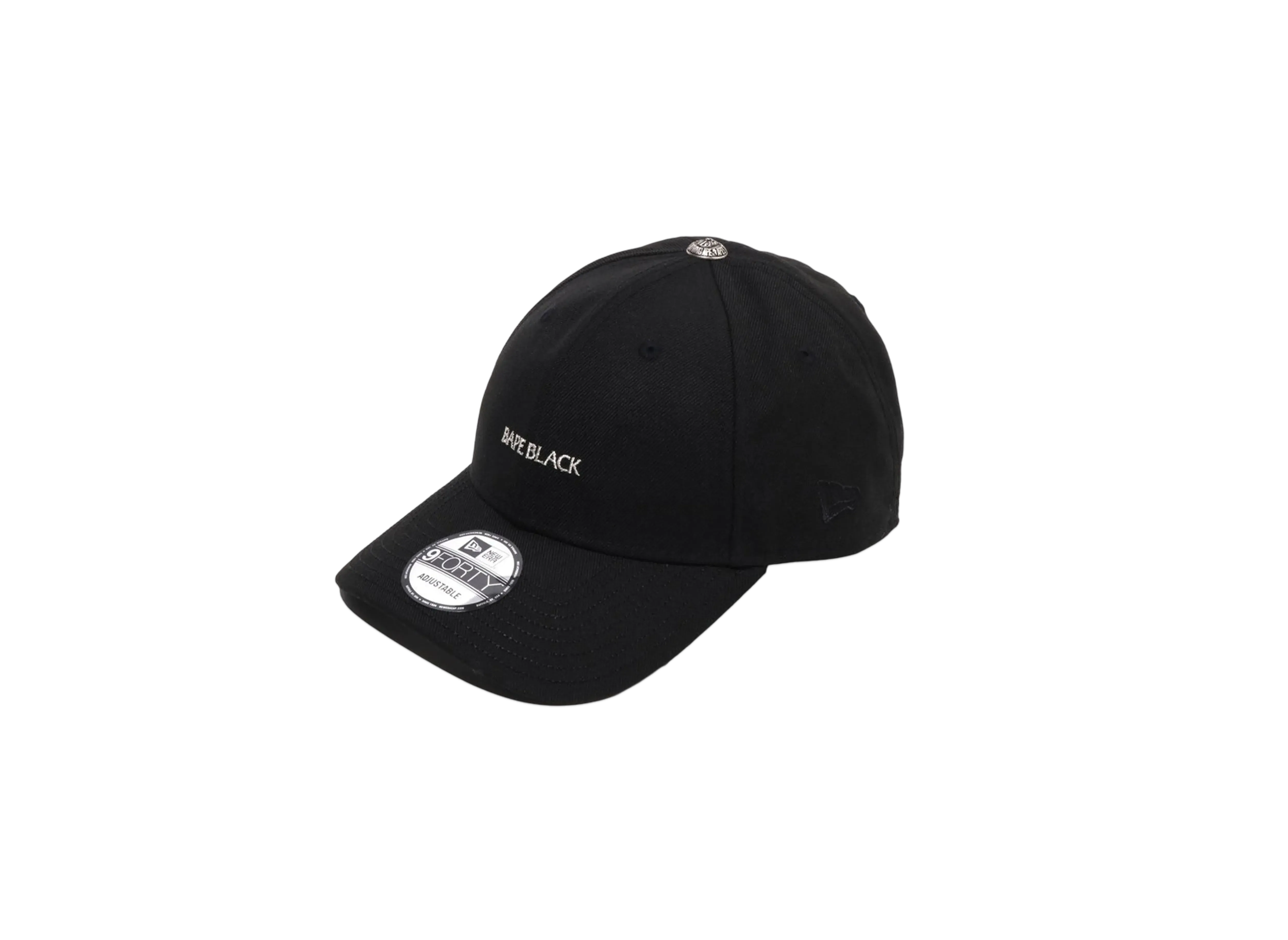 A BATHING APE Bape Black Baseball Cap "Black"