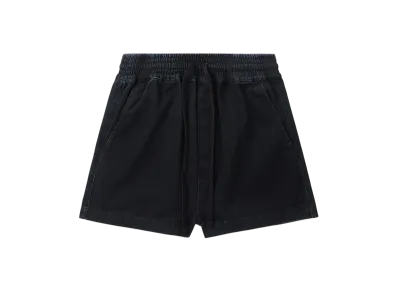 A BATHING APE Bapy Drawstring Denim Shorts "Dark Black"