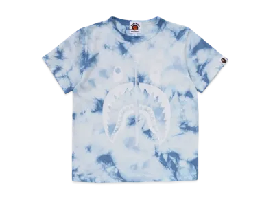 A BATHING APE Shark Tie Dye Tee "Blue"