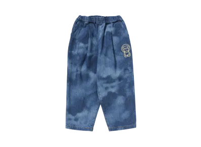 A BATHING APE Milo High Tone Bleach 10Oz Denim Pants "Indigo"