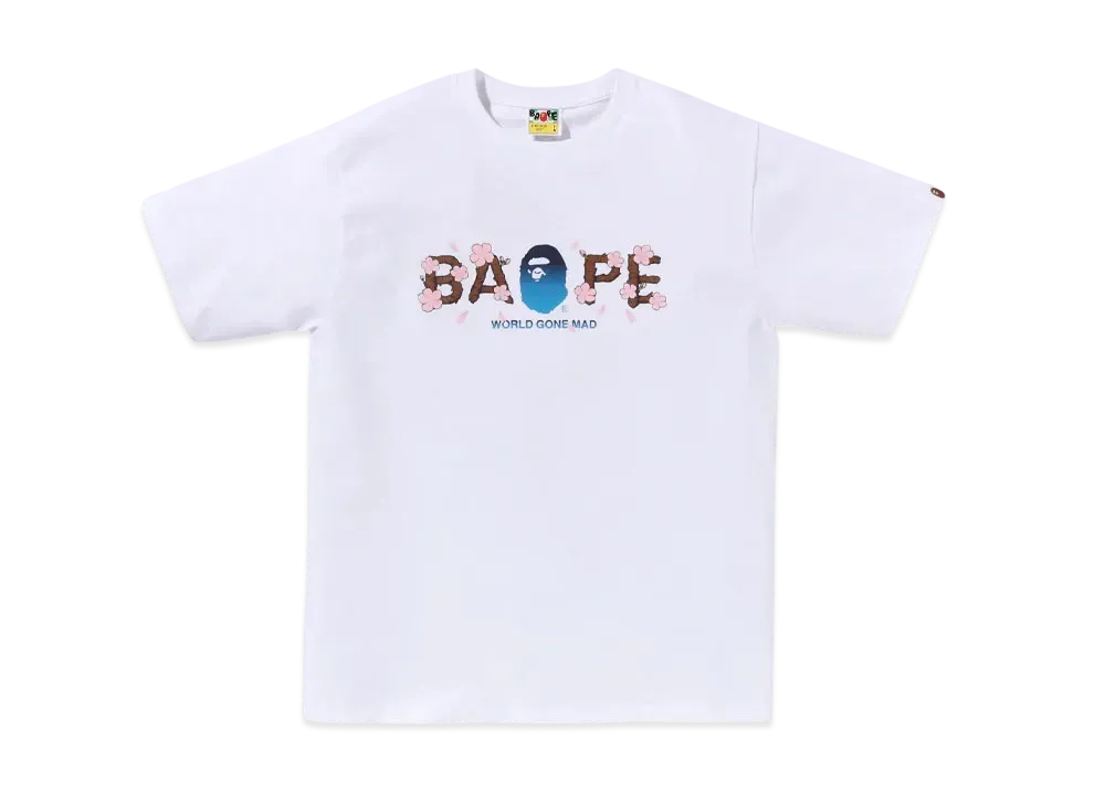A BATHING APE Sakura Bape Tee "White"