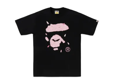 A BATHING APE Sakura Ape Face Tee "Black"