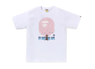 A BATHING APE Sakura By Bathing Ape Tee #1 "White"