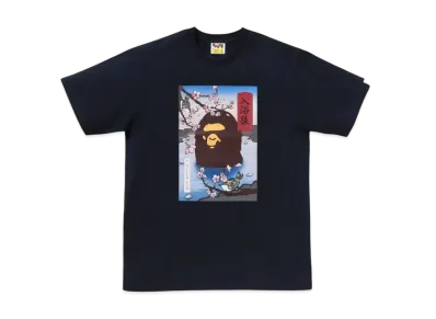 A BATHING APE Japan A Bathing Ape Tee "Navy"