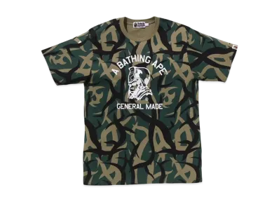 A BATHING APE Trial Camo General Tee "Green"