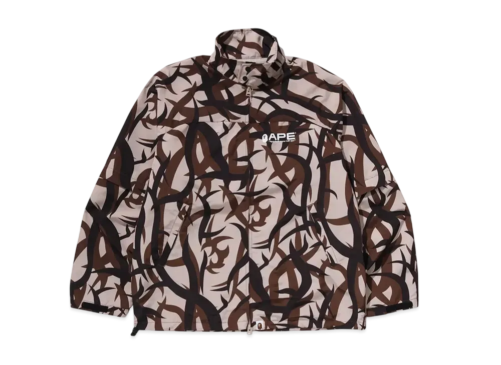 A BATHING APE Trial Camo Rain Jacket "Beige"