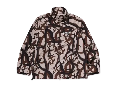 A BATHING APE Trial Camo Rain Jacket "Beige"