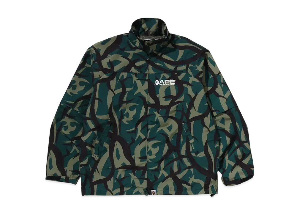 A BATHING APE Trial Camo Rain Jacket "Green"
