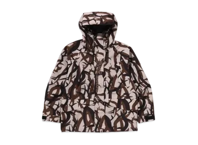 A BATHING APE Trial Camo Snowboard Jacket "Beige"