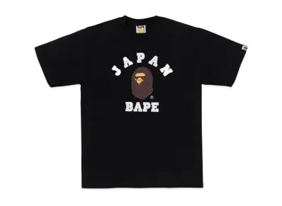 A BATHING APE Japan College City Tee "Black"