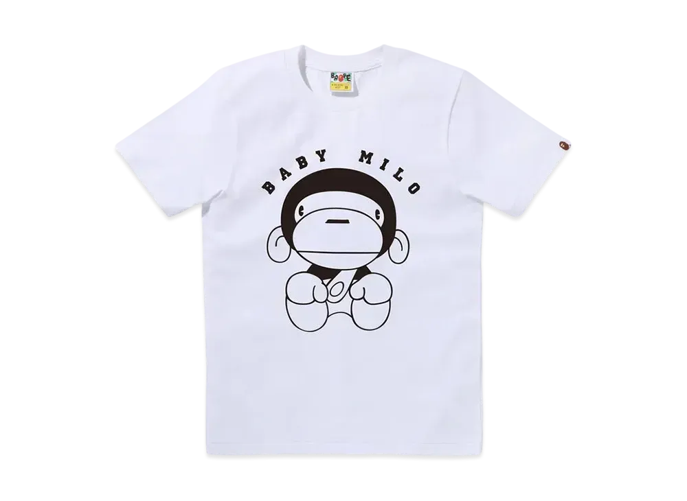 A BATHING APE Classic Baby Milo Tee "White"