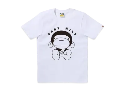 A BATHING APE Classic Baby Milo Tee "White"