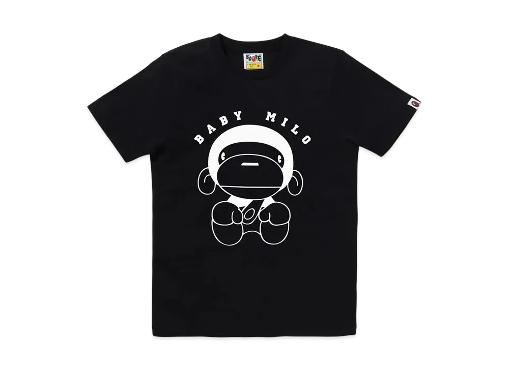 A BATHING APE Classic Baby Milo Tee "Black"