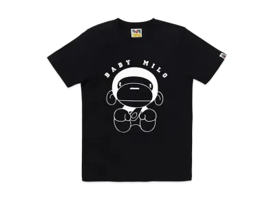 A BATHING APE Classic Baby Milo Tee "Black"