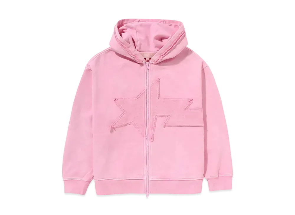 A BATHING APE Bapy Washed Zip Up "Pink"