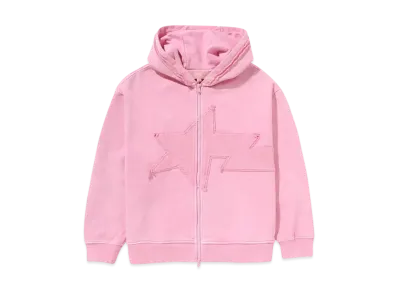 A BATHING APE Bapy Washed Zip Up "Pink"
