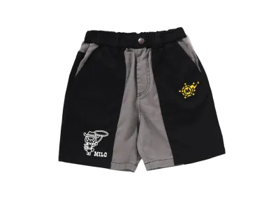 A BATHING APE Baby Milo Western Shorts "Black"